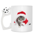 Кружка с футбольным мячиком