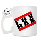 Кружка с футбольным мячиком