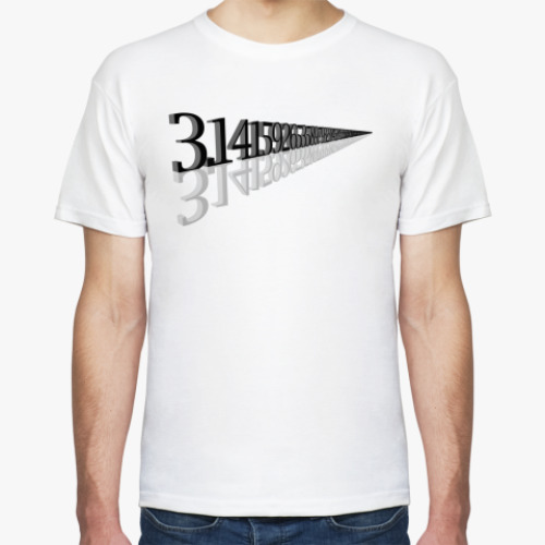 Футболка с принтом 3,1415926...