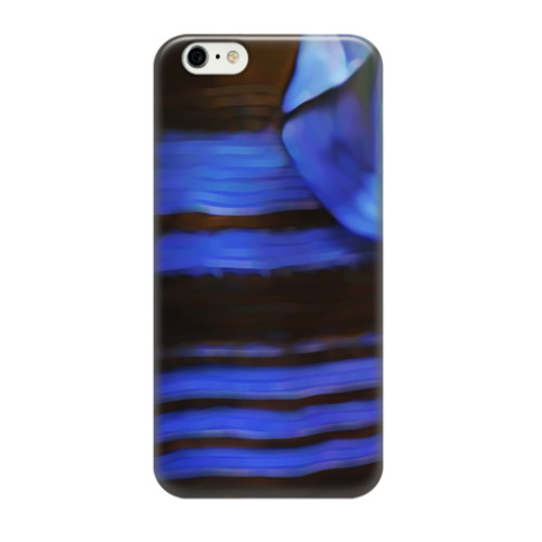 Чехол для iPhone 6/6s Сине-черное платье