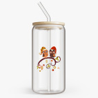 Банка с бамбуковой крышкой