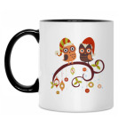 Кружка двухцветная