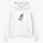 Толстовка худи оверсайз