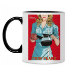 Кружка двухцветная