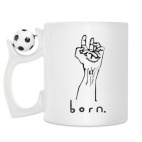 Кружка с футбольным мячиком