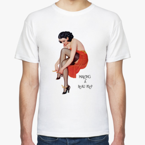 Футболка с принтом Pin-Up Girl