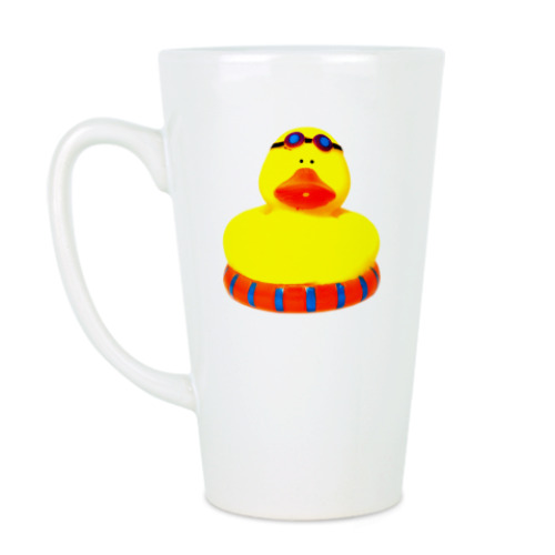 Чашка Латте Уточка и круг