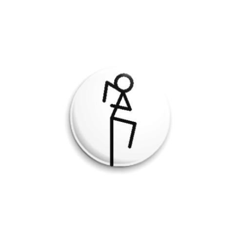 Значок 25мм с принтом УпячкоДенс