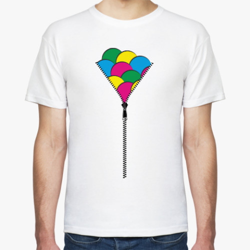 Футболка Молния и цветные круги