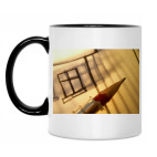 Кружка двухцветная