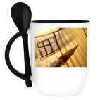 Кружка с ложкой