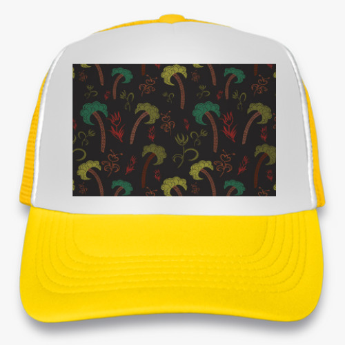 Кепка-тракер с принтом Пальмы