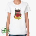 Женская футболка органик