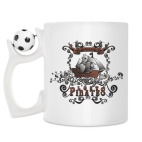 Кружка с футбольным мячиком