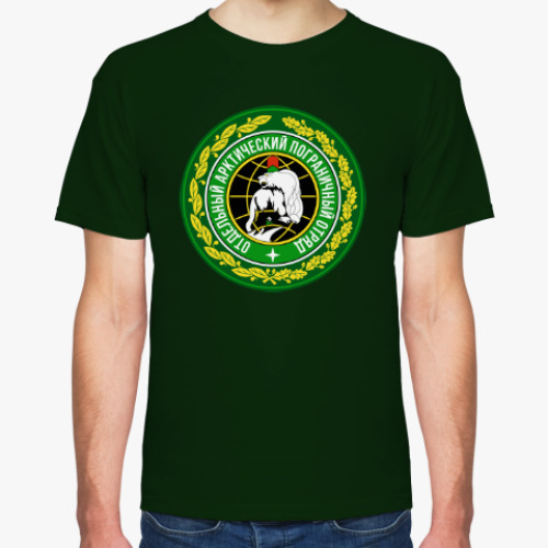 Футболка с принтом Арктический пограничный отряд
