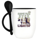 Кружка с ложкой