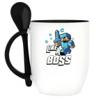 Кружка с ложкой