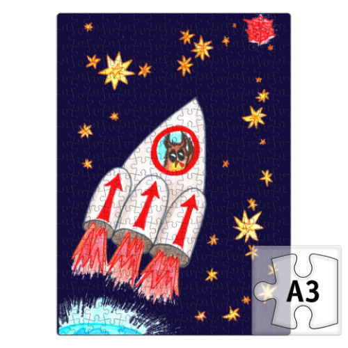 Пазл Сова Ульяна. Полет на Марс