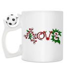 Кружка с футбольным мячиком