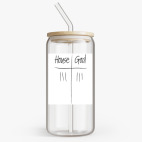 Банка с бамбуковой крышкой