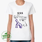 Женская футболка органик