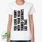 Женская футболка органик