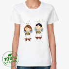 Женская футболка органик