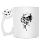 Кружка с футбольным мячиком