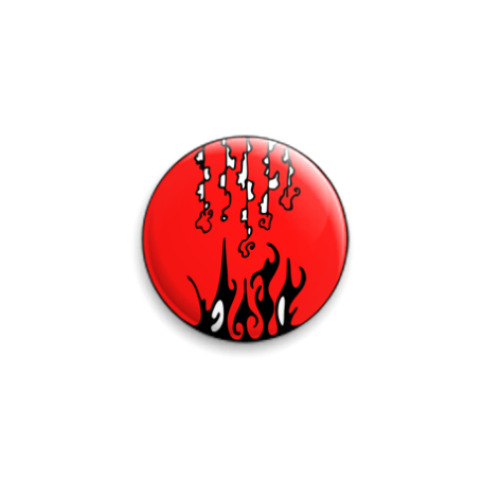 Значок 25мм с принтом Ink6