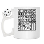 Кружка с футбольным мячиком