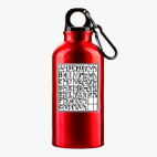 Металлическая бутылка 400 мл UV-DTF