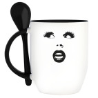 Кружка с ложкой