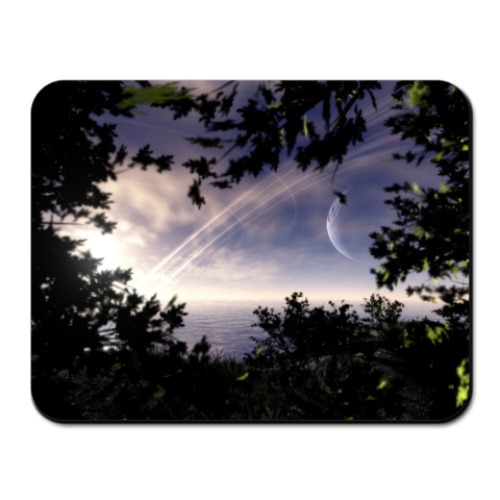 Коврик для мыши с принтом Лучший мир