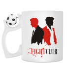 Кружка с футбольным мячиком