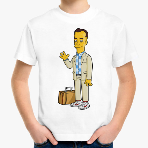 Детская футболка с принтом Форрест Гамп