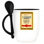 Кружка с ложкой