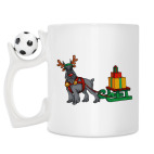 Кружка с футбольным мячиком