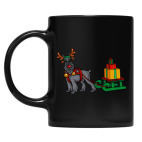 Кружка цветная UV-DTF