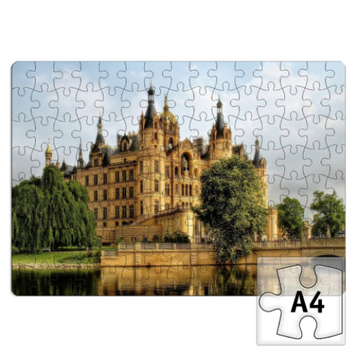 Пазл с принтом  Замок