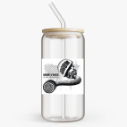 Банка с бамбуковой крышкой