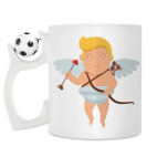 Кружка с футбольным мячиком