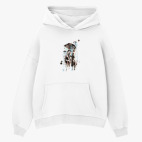 Толстовка худи оверсайз