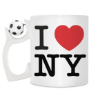 Кружка с футбольным мячиком