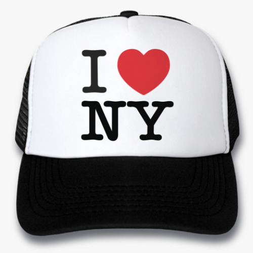 Кепка-тракер с принтом I Love NY