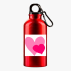 Металлическая бутылка 400 мл UV-DTF