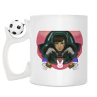 Кружка с футбольным мячиком