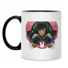 Кружка двухцветная