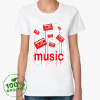 Женская футболка органик