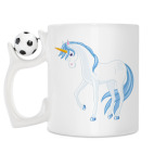 Кружка с футбольным мячиком