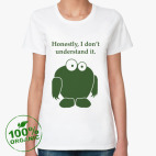 Женская футболка органик